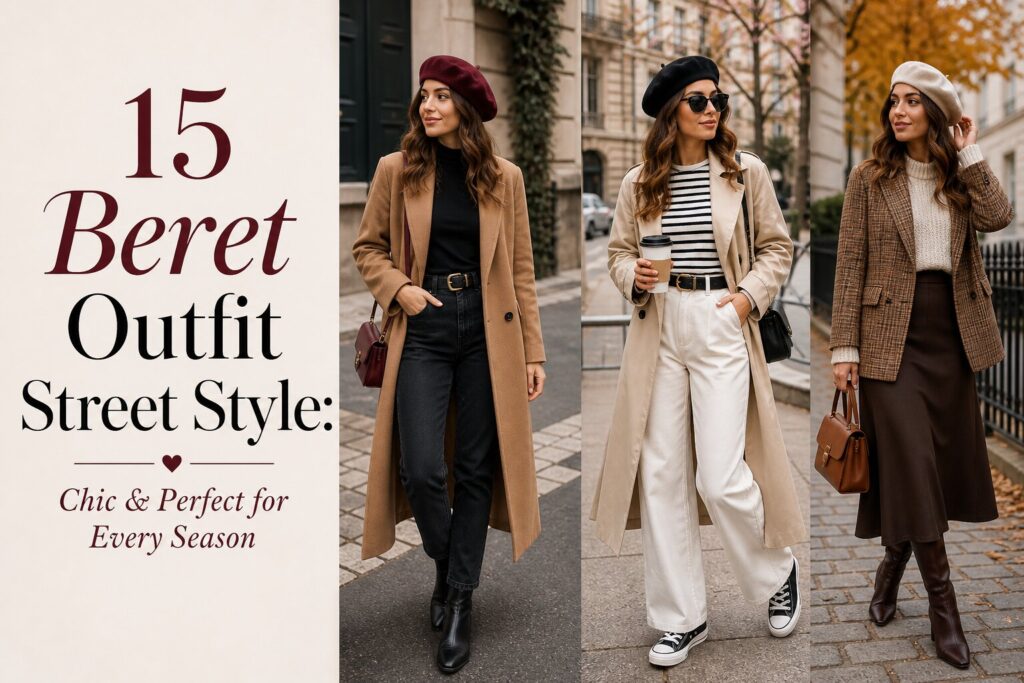 15 Beret Outfit Street Style