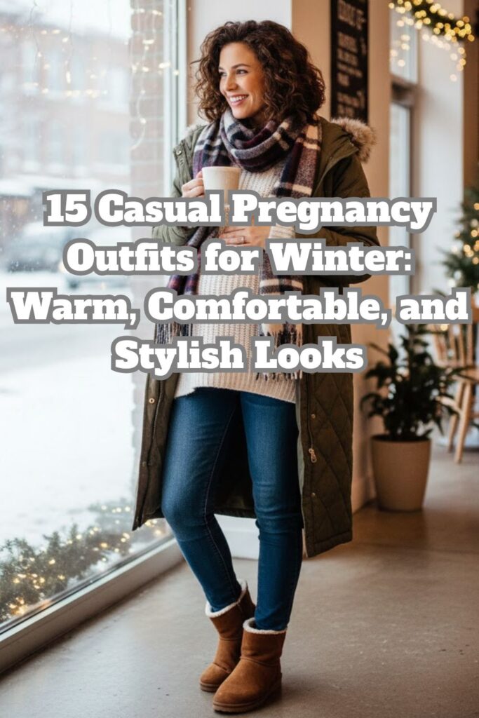 15 Casual Pregnancy Outfits for Winter