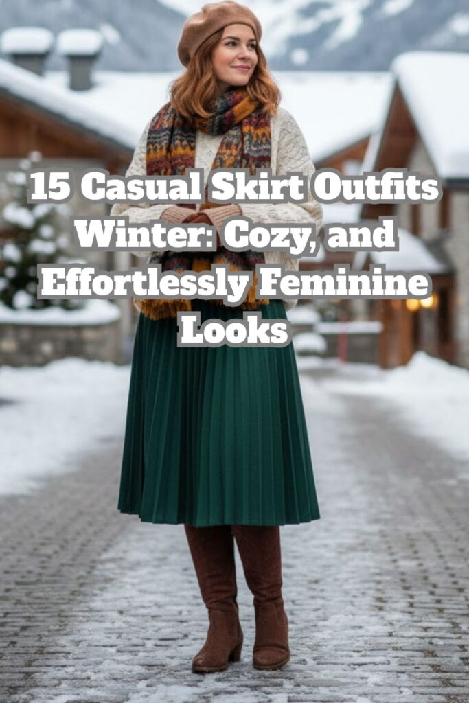 15 Casual Skirt Outfits Winter
