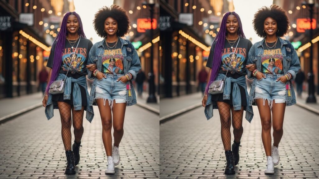 15 Graphic Tee Outfits for Black Women