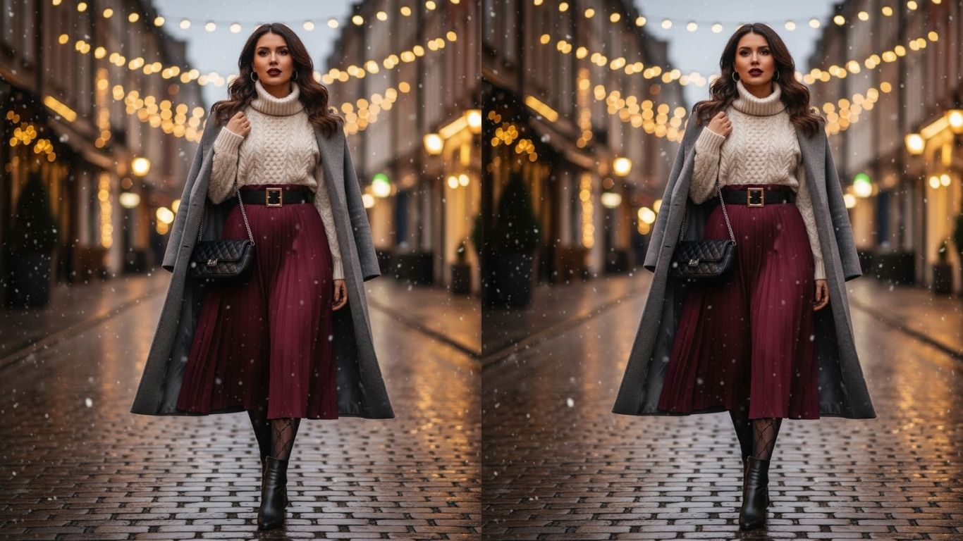 15 Midi Skirt Outfit Ideas for Winter: Chic, Cozy, and Stylish Looks