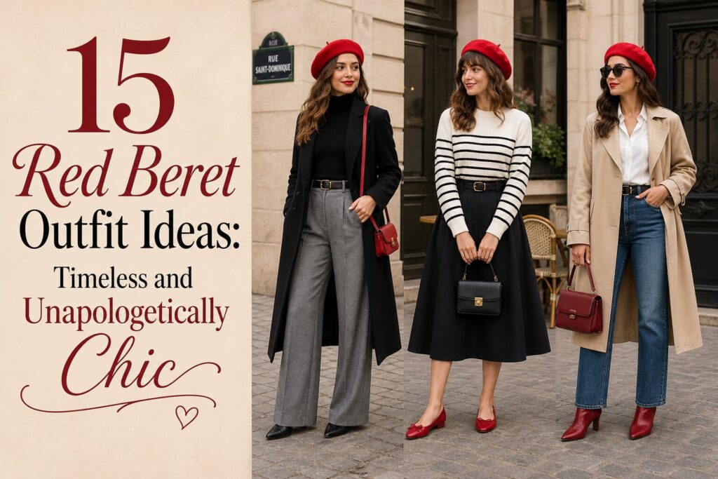 15 Red Beret Outfit Ideas