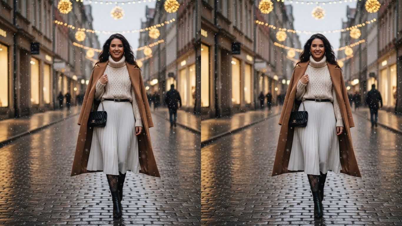 15 White Skirt Outfit Ideas for Winter: Elegant & Timeless Looks