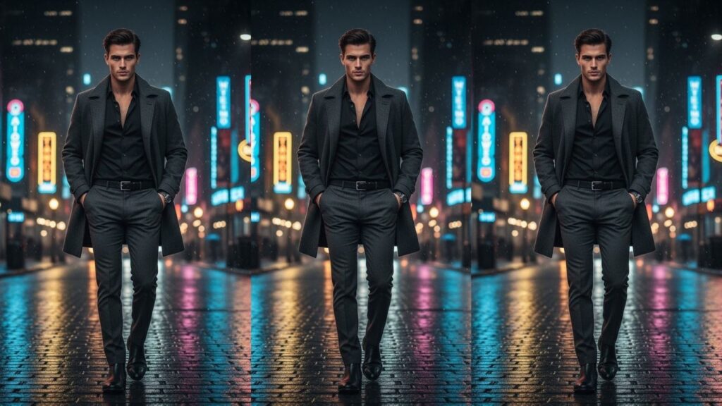 16 Black Shirt Outfit Men
