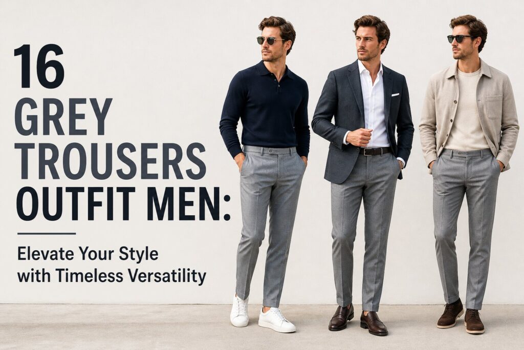 16 Grey Trousers Outfit Men