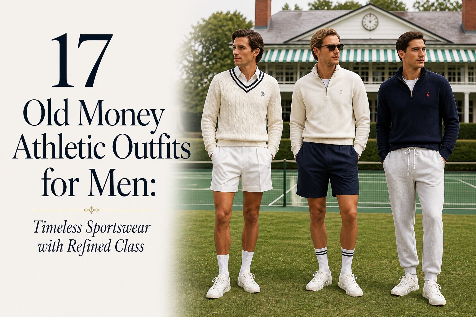 17 Old Money Athletic Outfits for Men: Timeless Sportswear with Refined Class