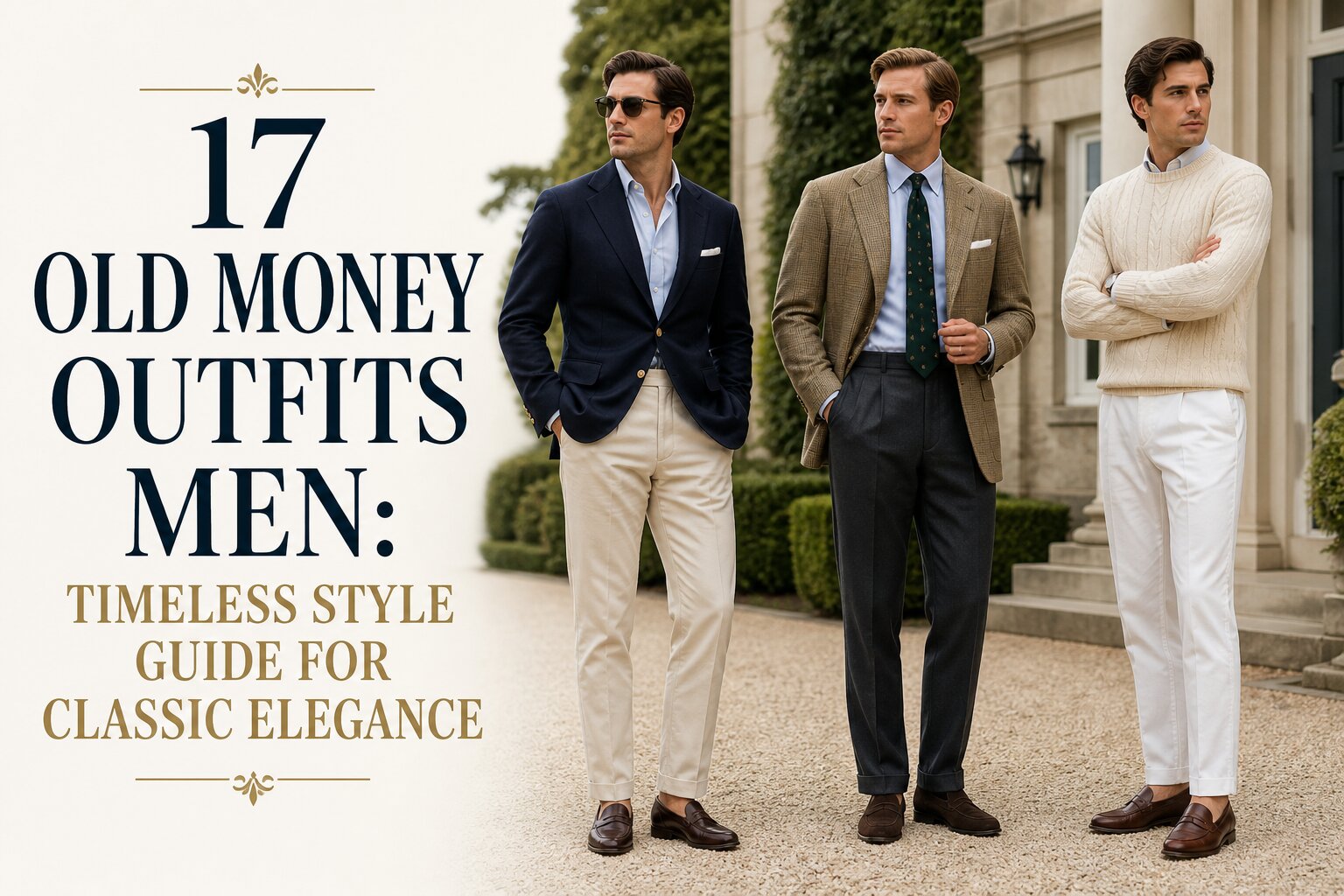 17 Old Money Outfits Men: Timeless Style Guide for Classic Elegance