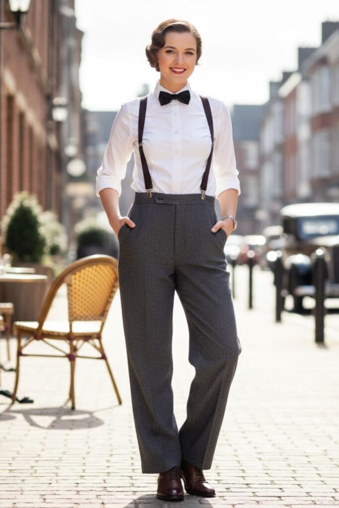 7. Suspenders and Bow Tie Combo (Men’s Style)
