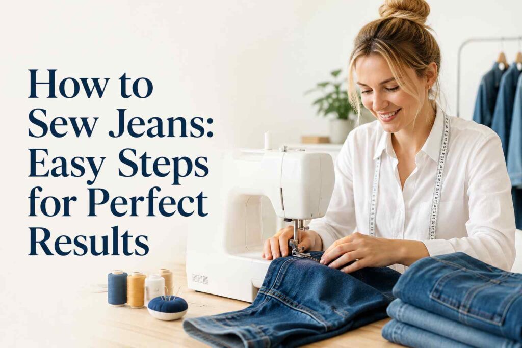 How to Sew Jeans: Easy Steps for Perfect Results