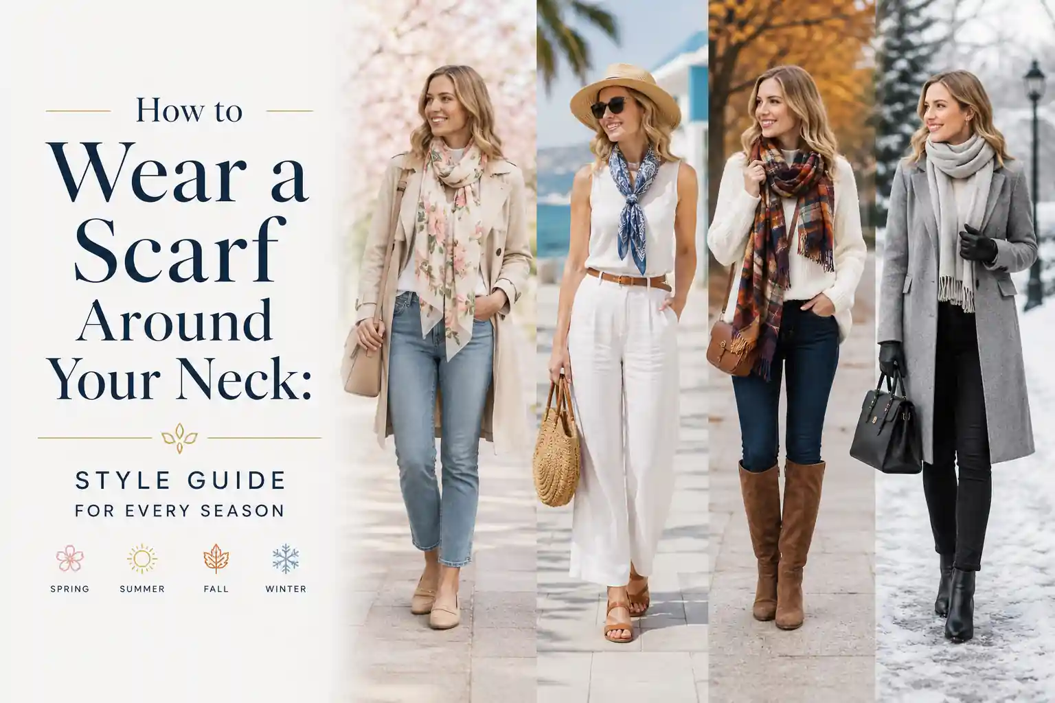 How to Wear a Scarf Around Your Neck: Style Guide for Every Season