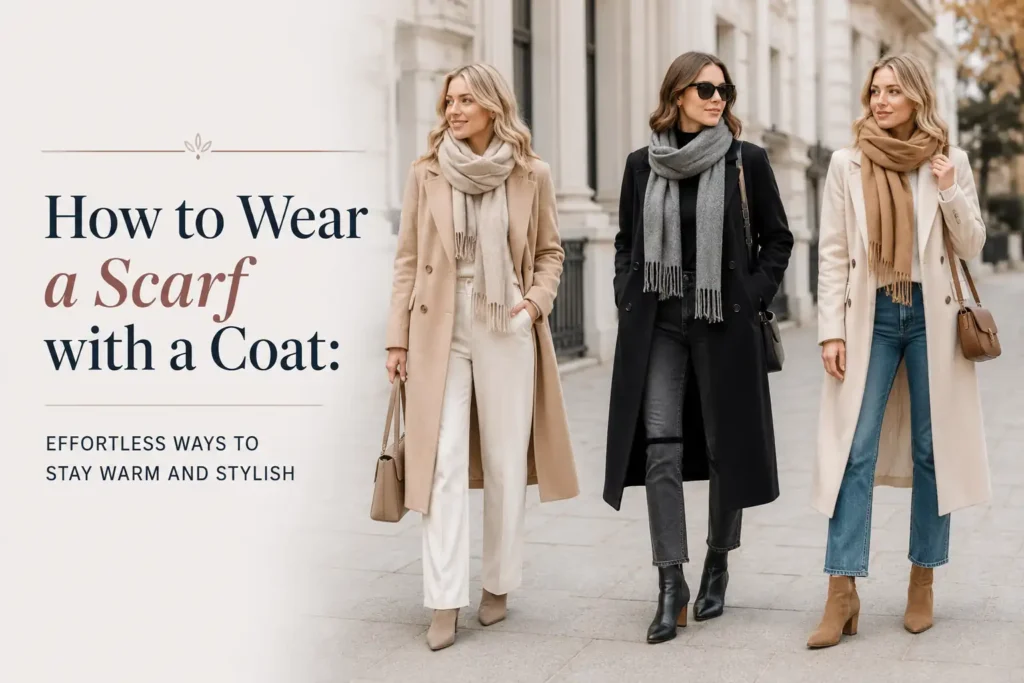 How to Wear a Scarf with a Coat