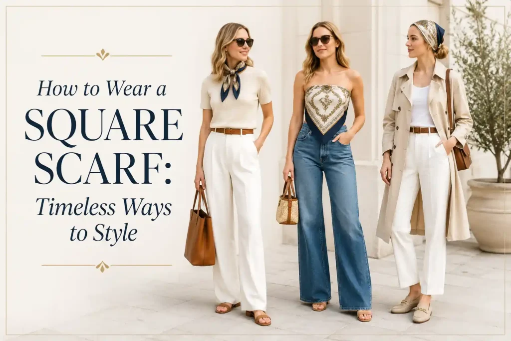 How to Wear a Square Scarf: Timeless Ways to Style