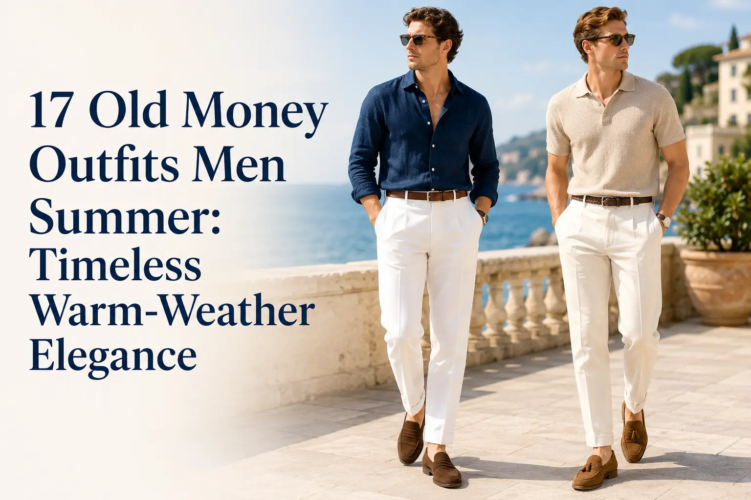 17 Old Money Outfits Men Summer