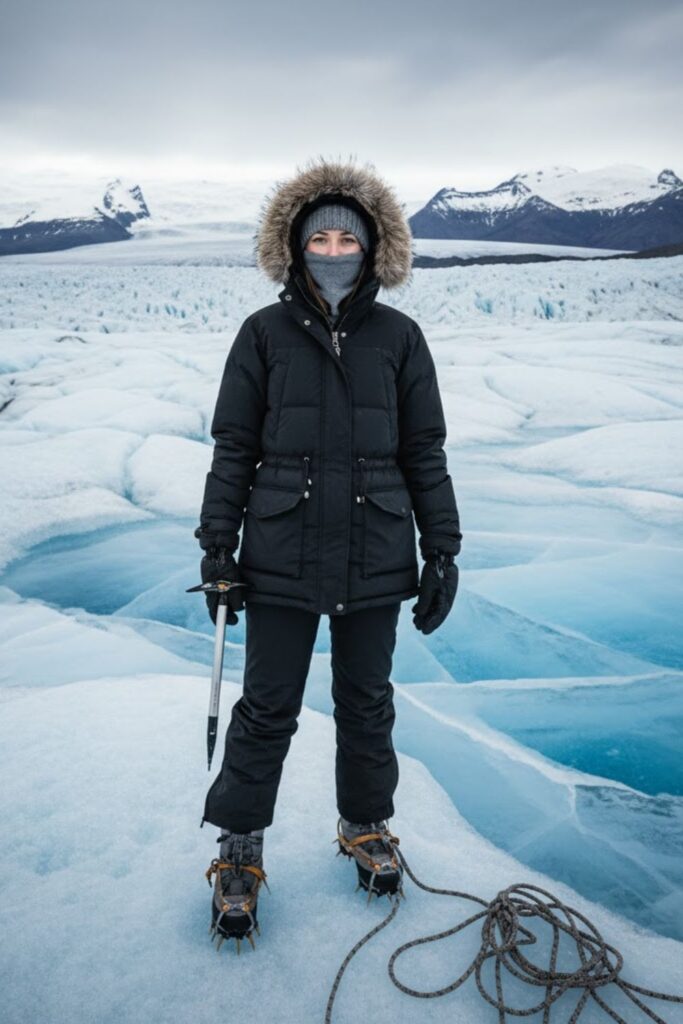 14. Down Parka with Thermal Layers and Snow Pants