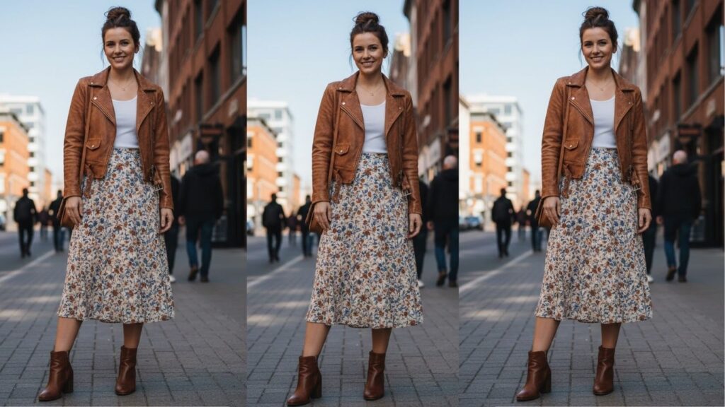 15 Brown Leather Jacket Outfits