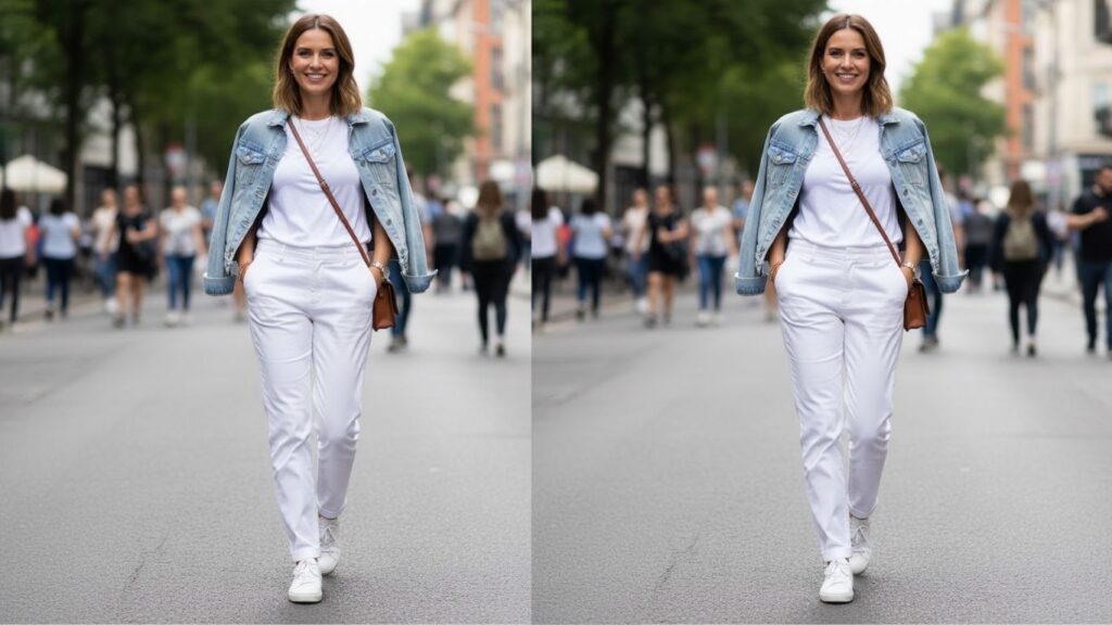 15 Casual White Trousers Outfits
