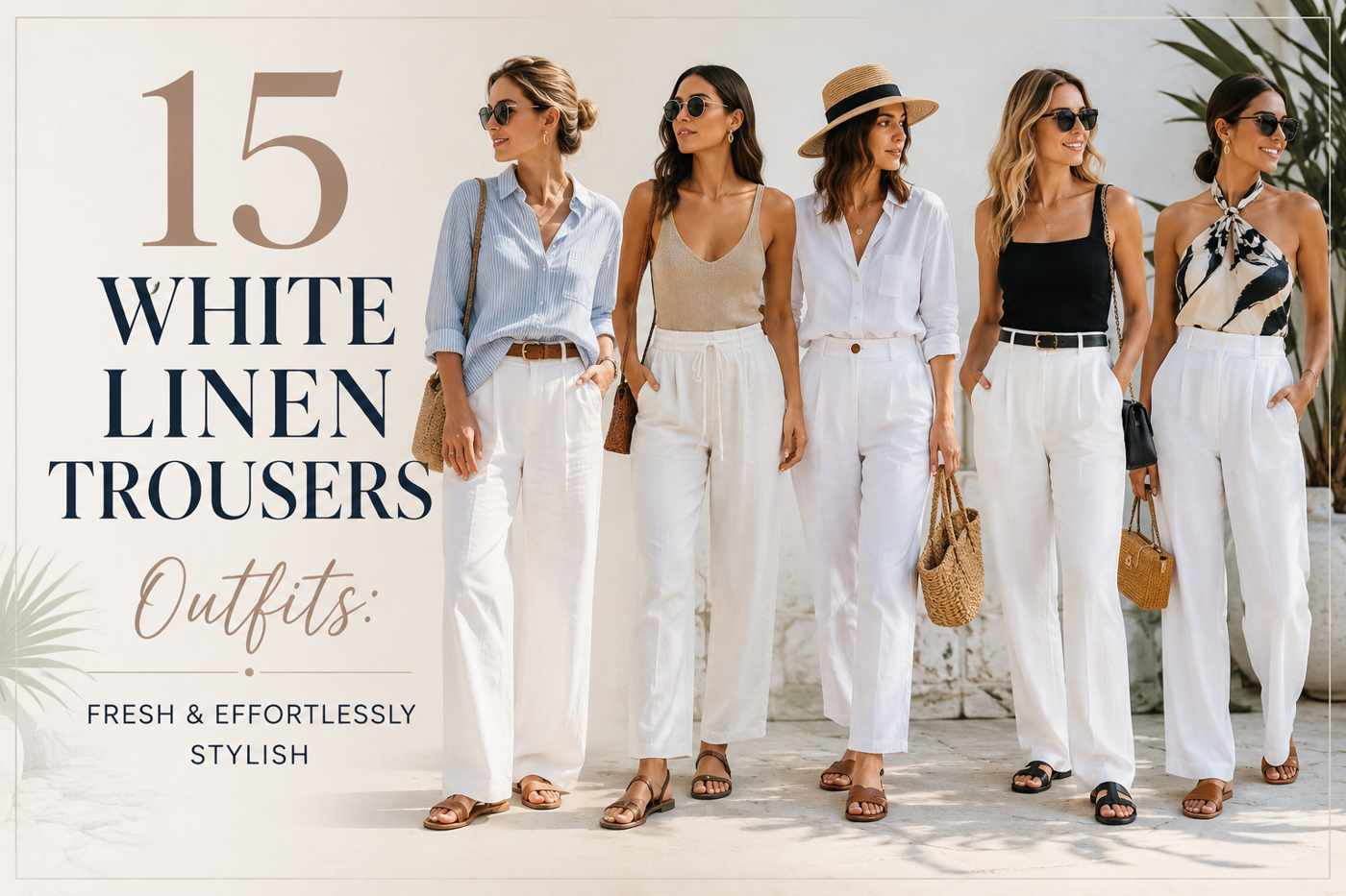 15 White Linen Trousers Outfits: Fresh & Effortlessly Stylish
