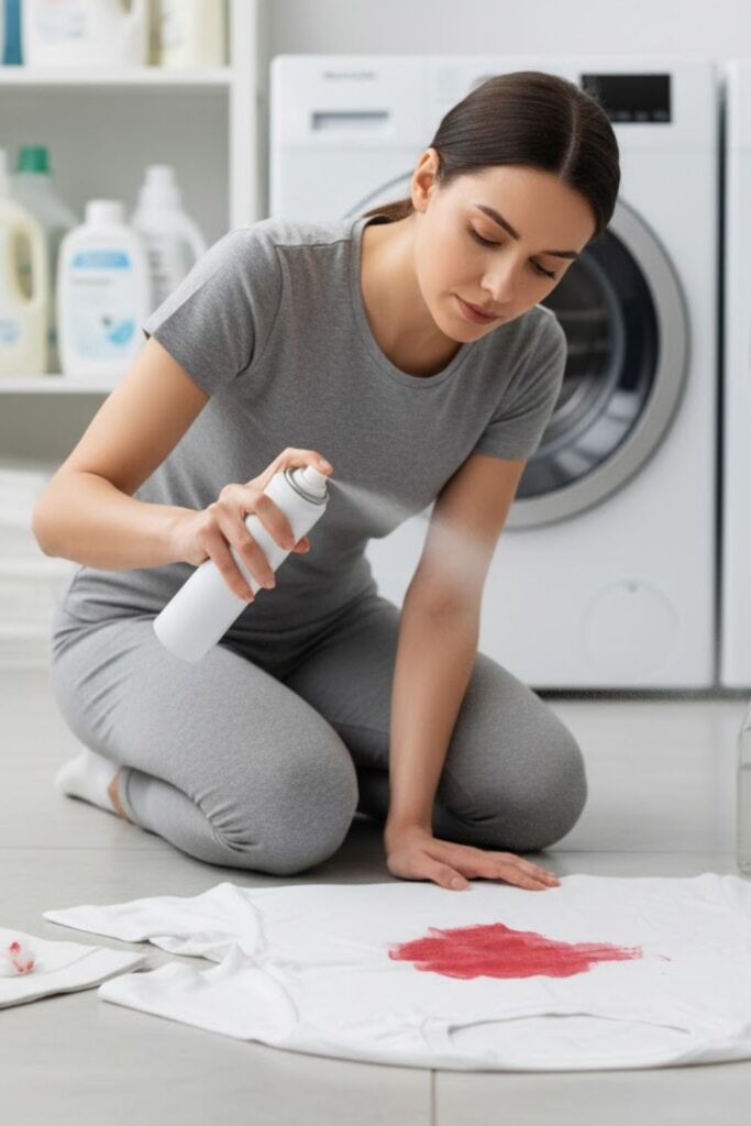 3. Hairspray and Vinegar Combo