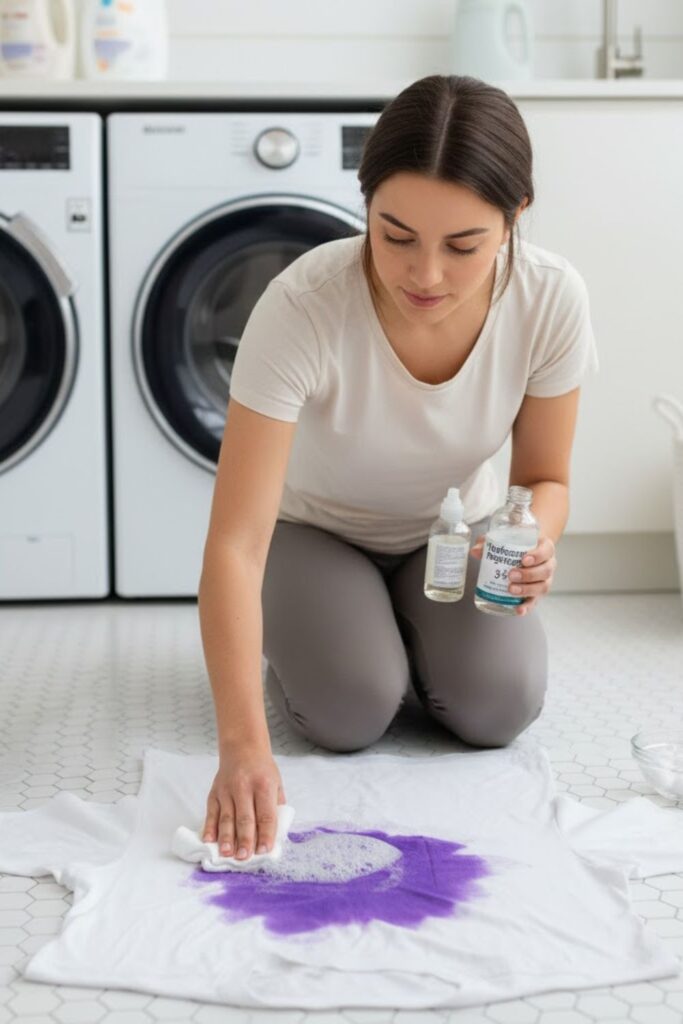 4. Hydrogen Peroxide and Dish Soap Solution