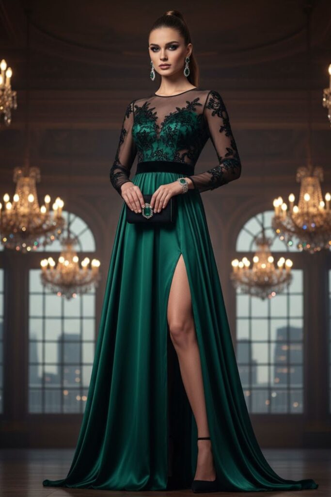 9. Silver and Charcoal Modern Elegance