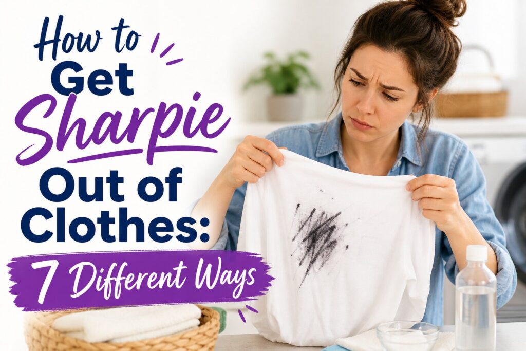 How to Get Sharpie Out of Clothes