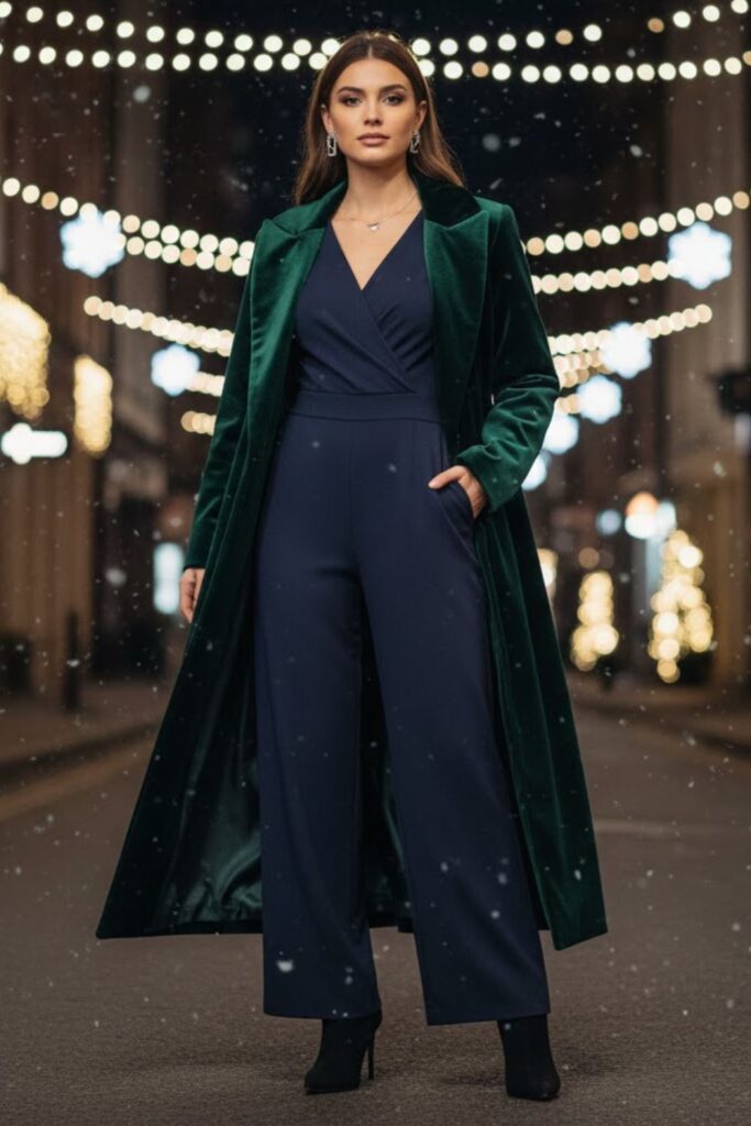 13. Jumpsuit With Statement Coat