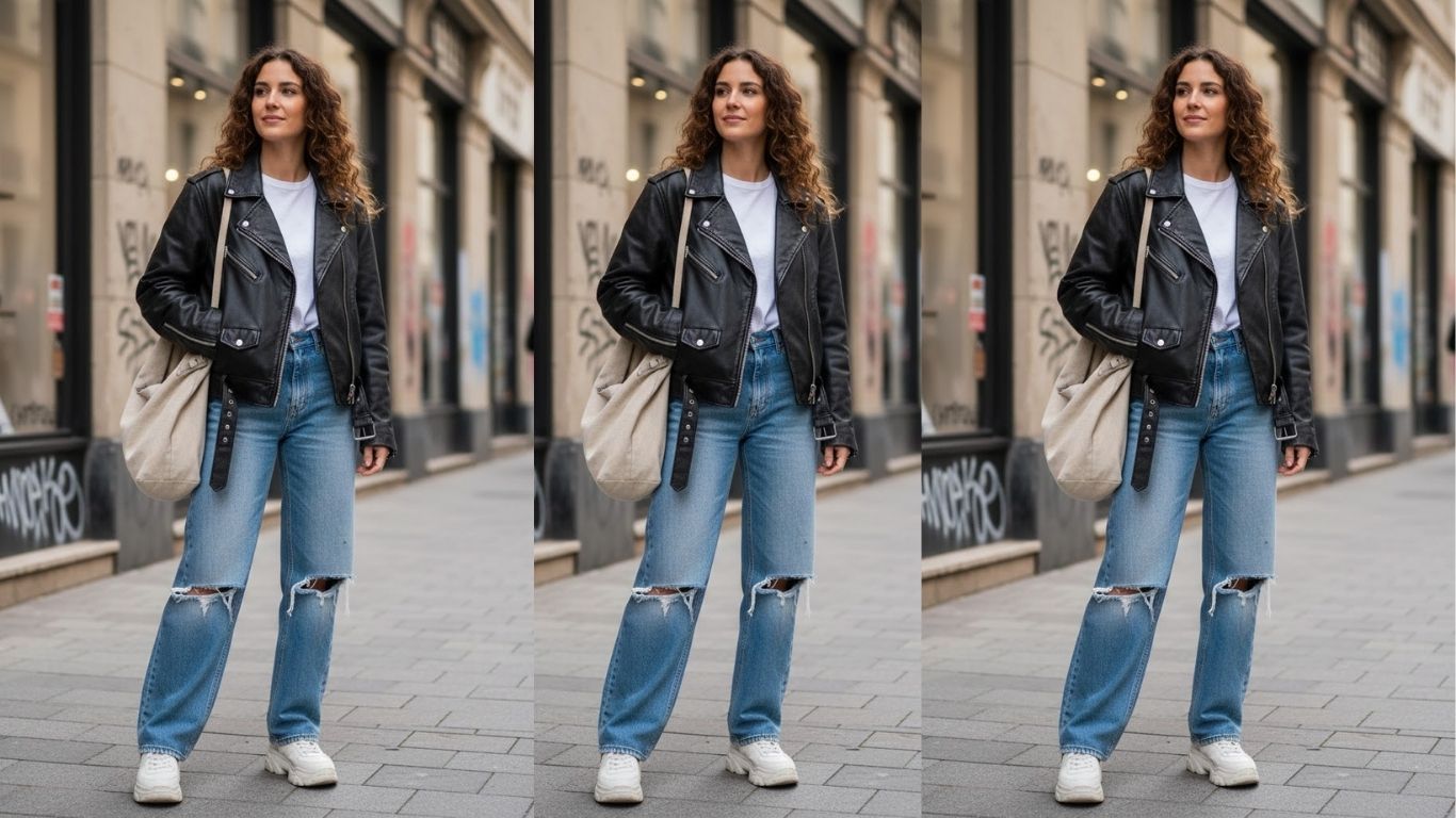 15 Baggy Leather Jacket Outfits for Effortless Everyday Style