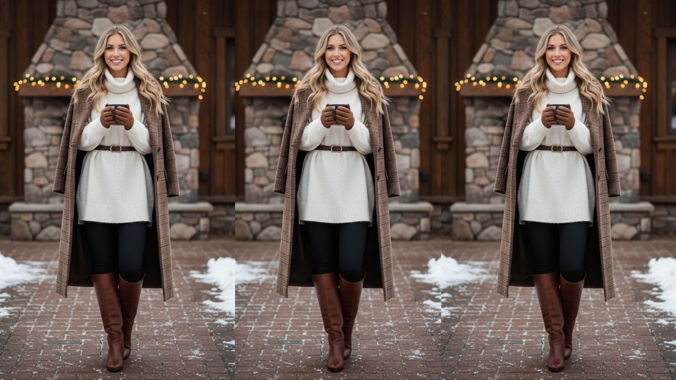 15 Brown Boots and Leggings Outfits: Stylish Looks for Every Season