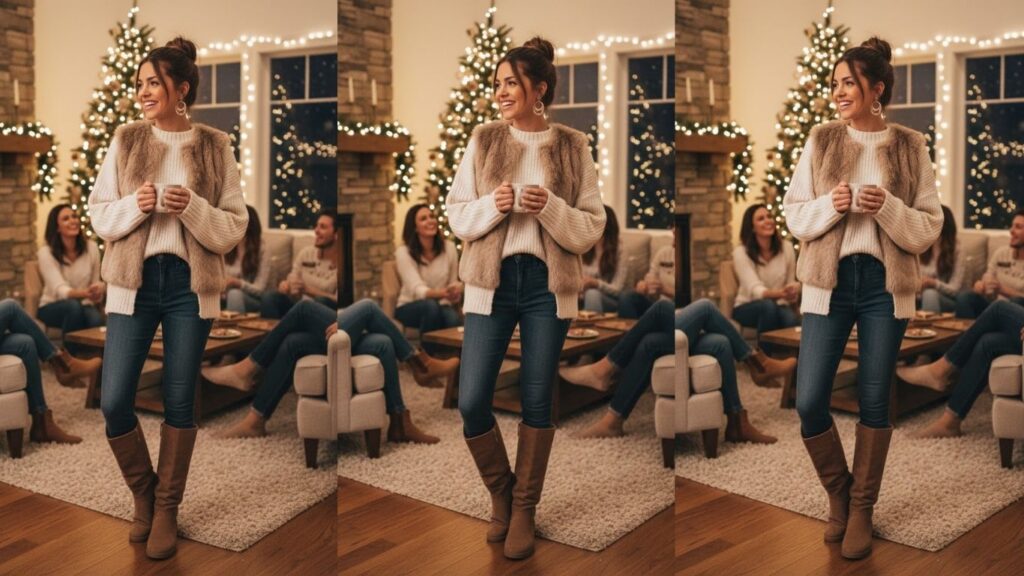 15 Cozy Outfits For Cold Nights: Winter House Party Style Guide