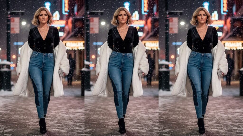 15 Jeans Going Out Outfit Winter Looks