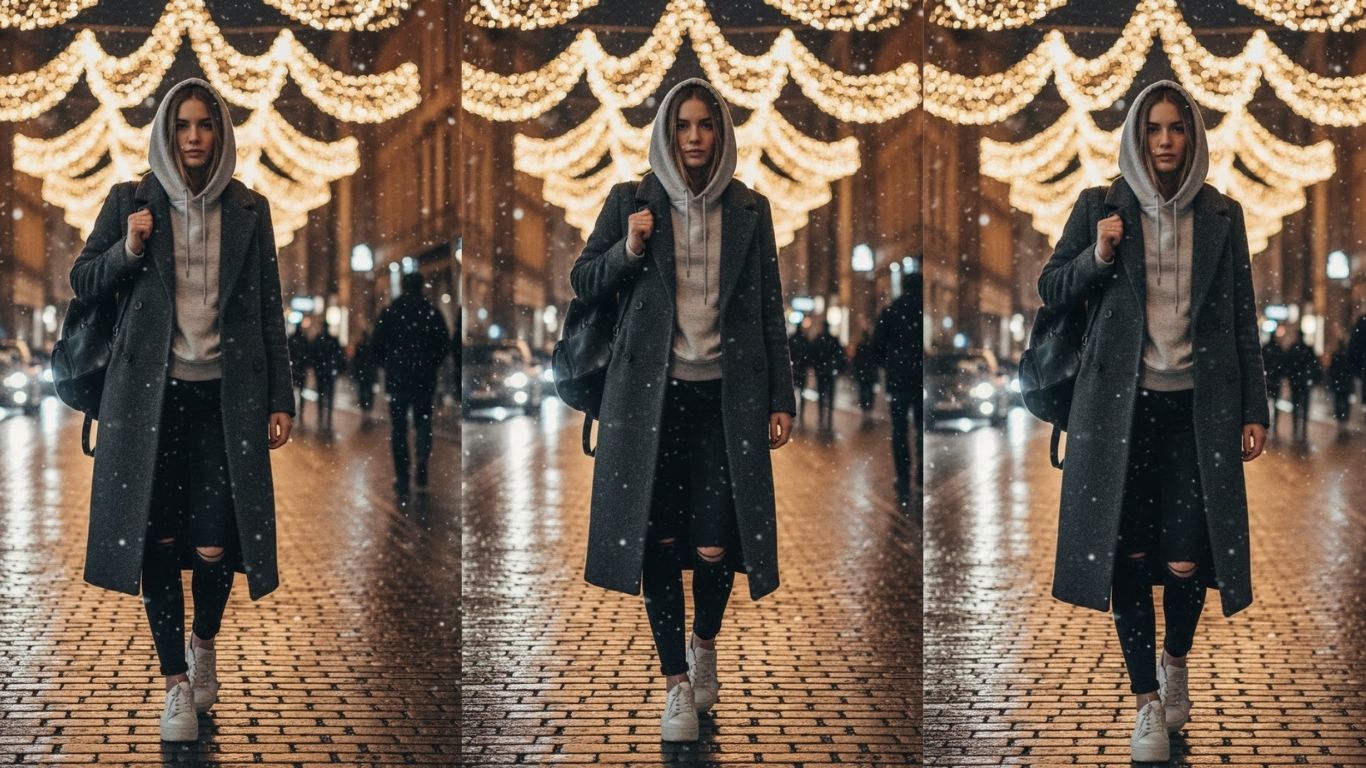 15 Long Coat With Hoodie Outfit Ideas for Everyday Street Style