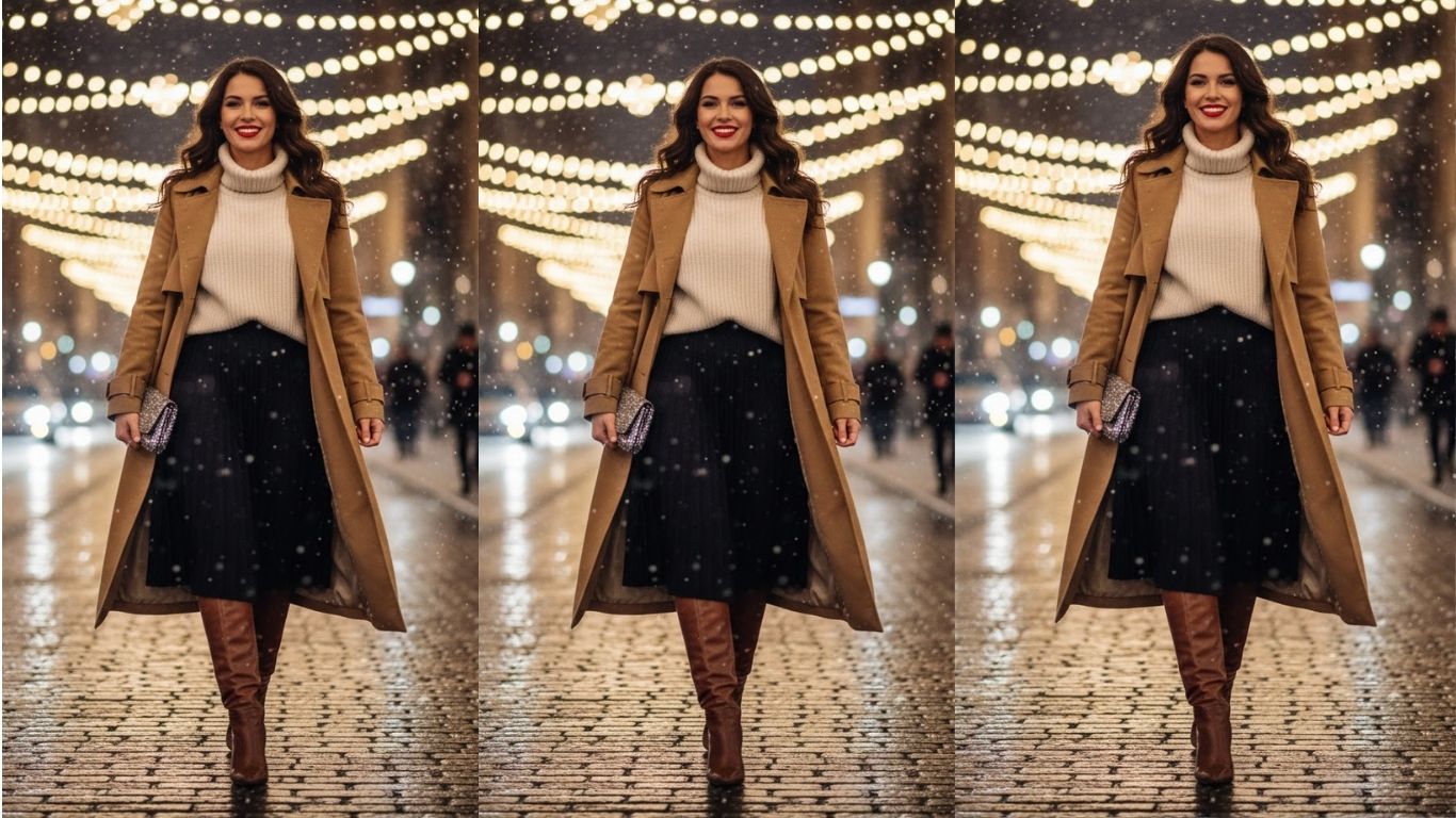 15 Long Coat and Skirt Outfits For A Complete Style Guide For You