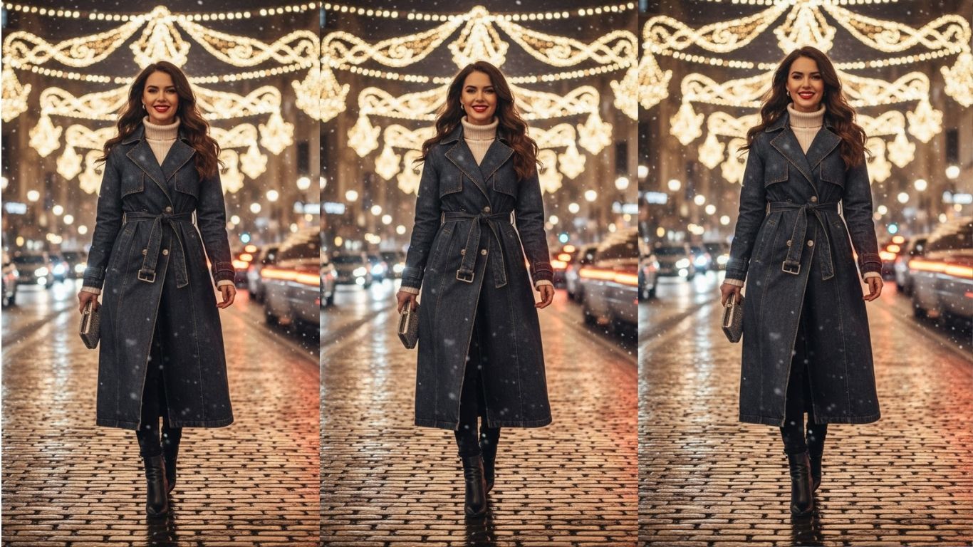 15 Long Denim Coat Outfits For Redefine Casual Style Elegantly