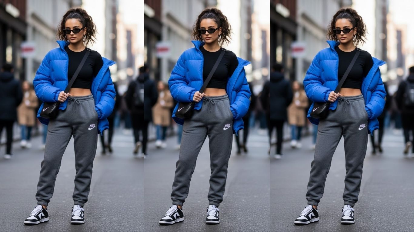 15 Nike Sweatpants Outfit Ideas for Casual and Sporty Street Style