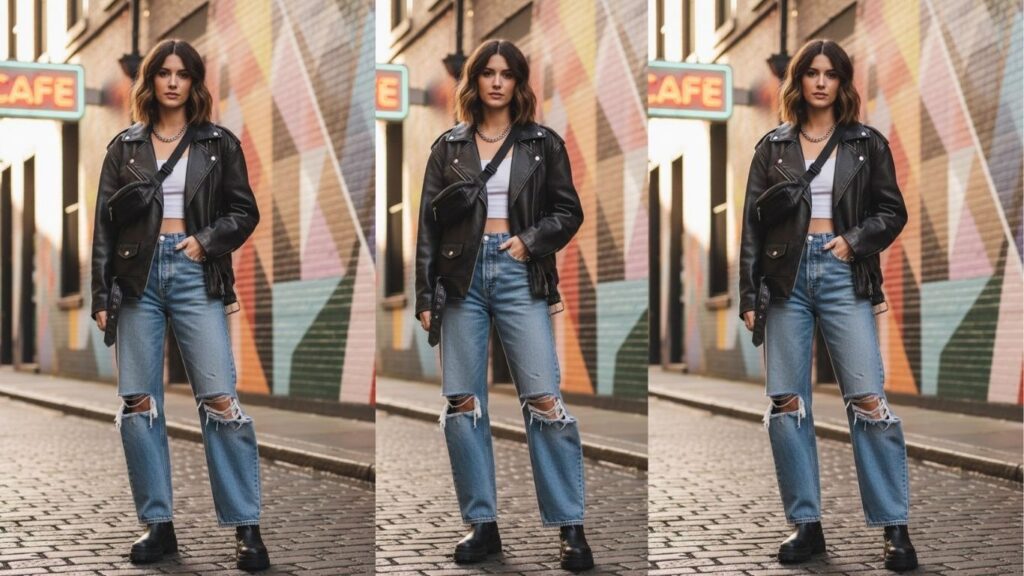 15 Leather Jacket Outfit Aesthetic Ideas