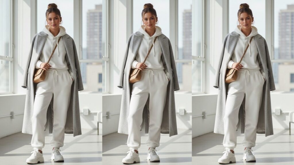 15 White Sweatpants Outfit Ideas