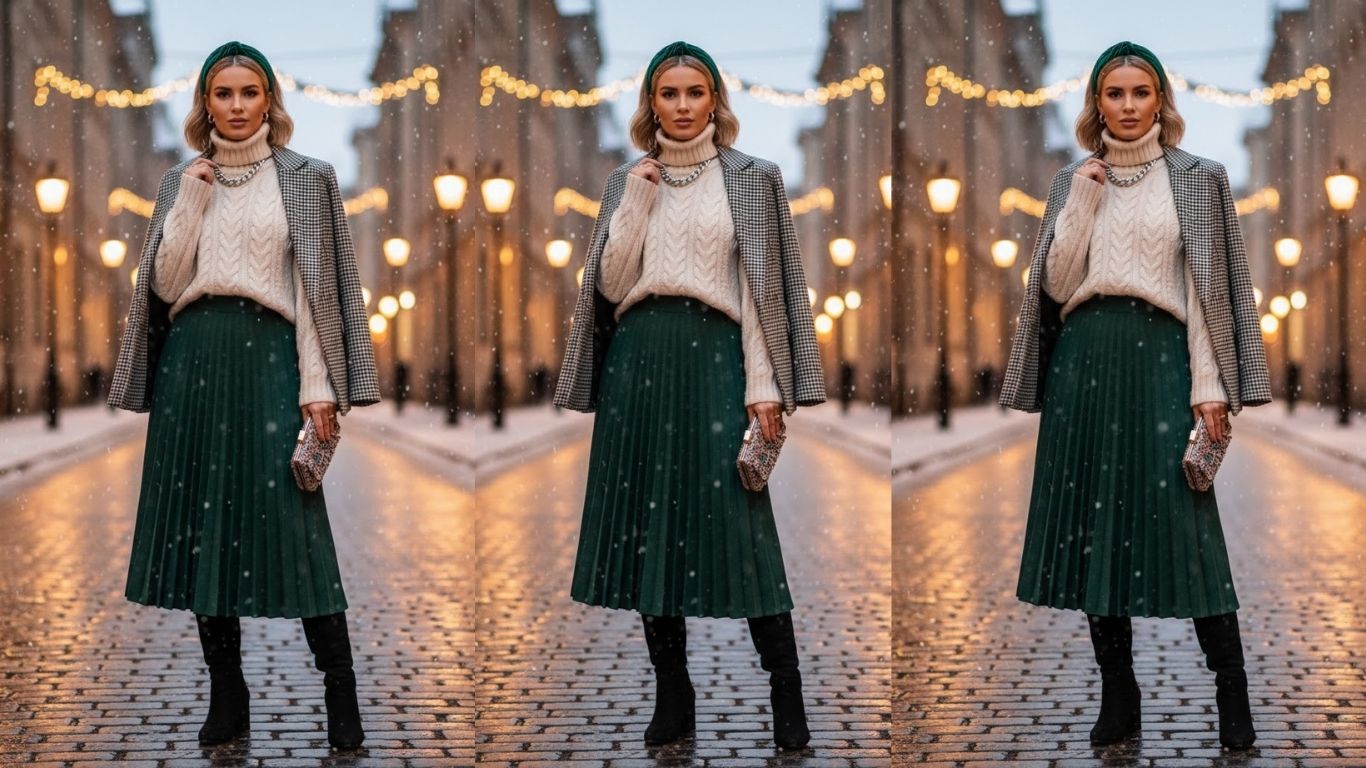 15 Winter Skirt Going Out Outfits That Are Stylish and Cozy