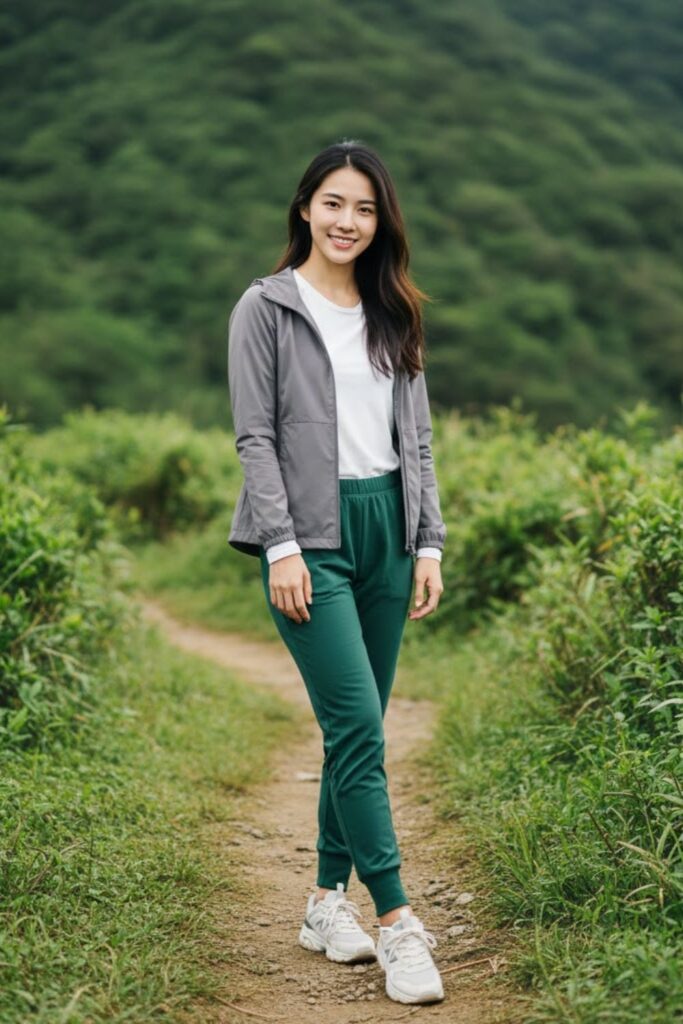 5. Hooded Jacket with Joggers