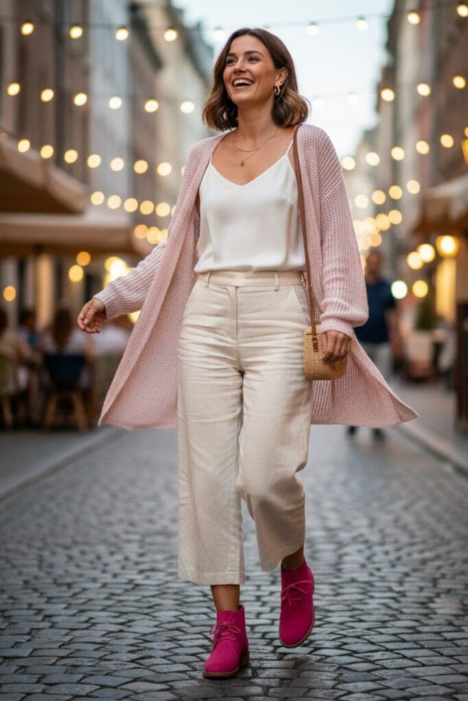10. Summer evening light fabric styling