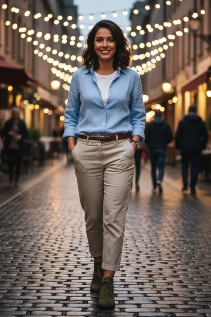 10. Summer evening lightweight styling