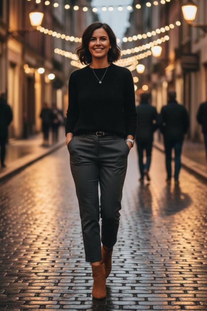 11. Trendy Cropped Trousers