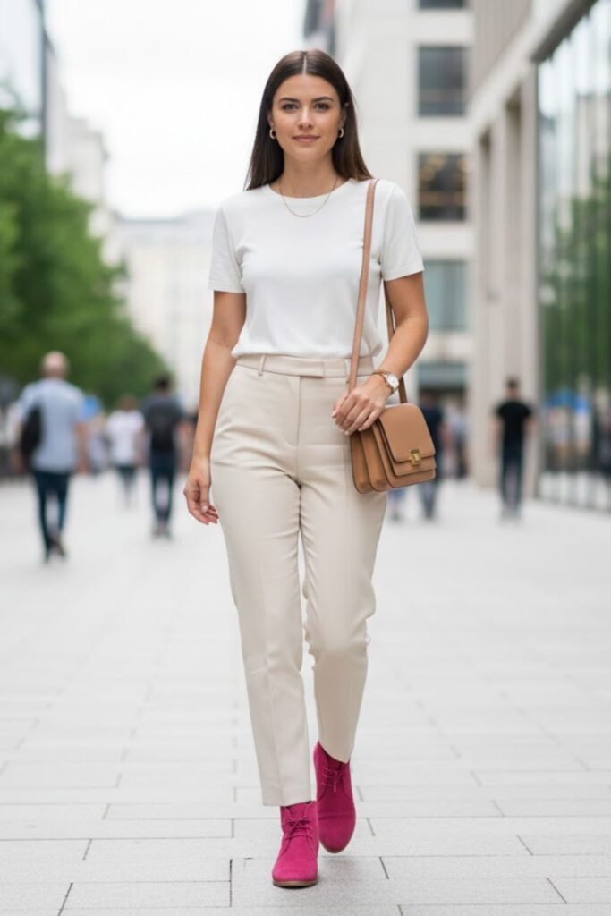 13. Neutral minimalist styling approach