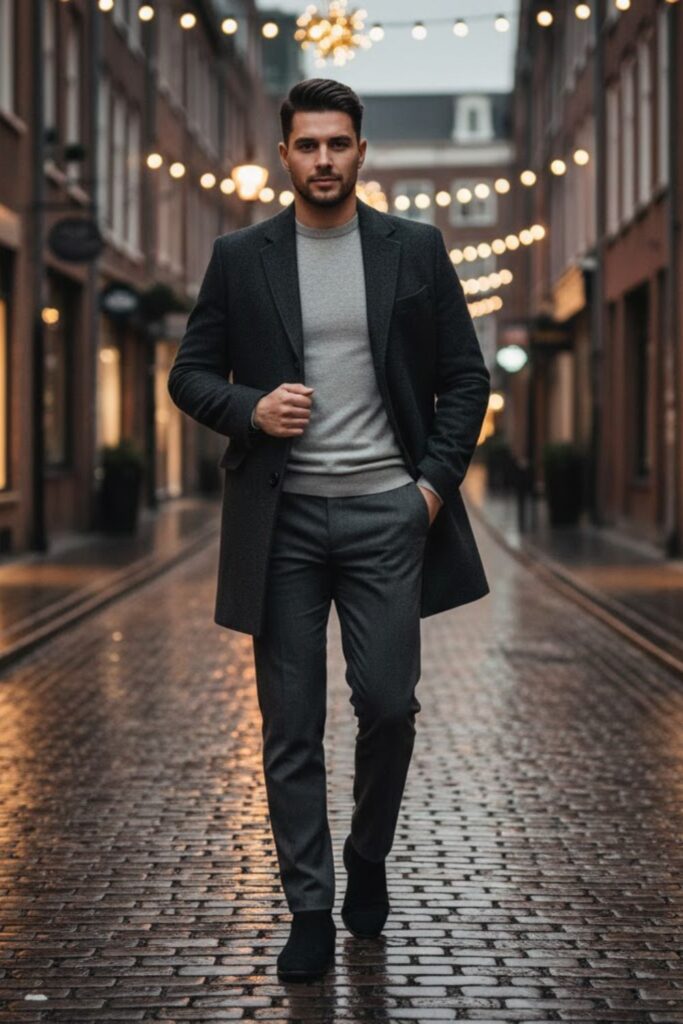 14. Monochrome Grey Outfit