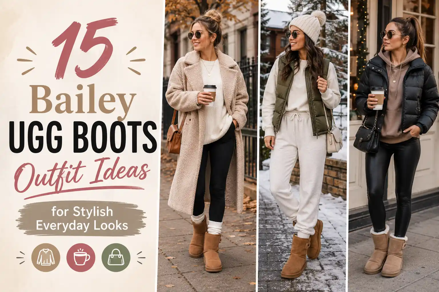 15 Bailey UGG Boots Outfit Ideas for Stylish Everyday Looks