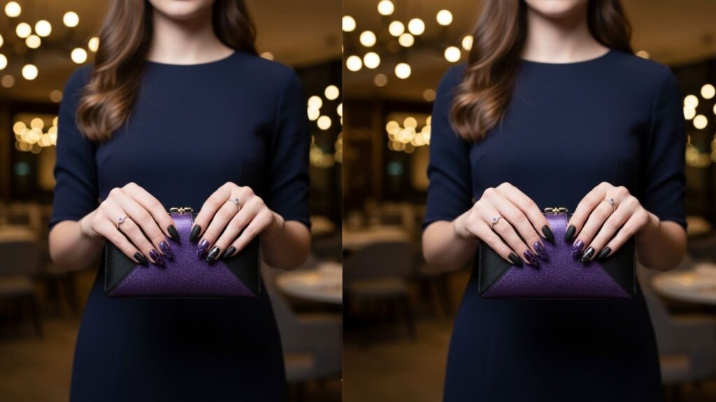 15 Black And Purple Nail Designs That Instantly Elevate Your Style