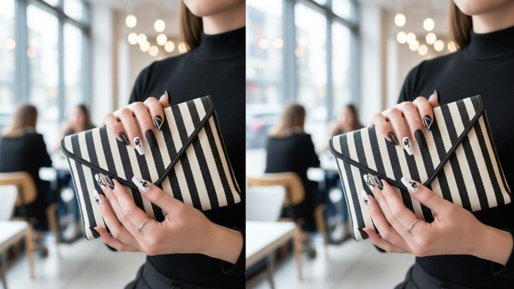 15 Black And White Nail Designs That Transform Every Outfit Style