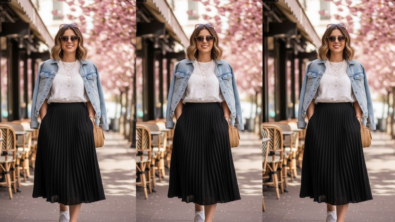 15 Black Skirt Outfit Ideas for Stylish Spring Looks