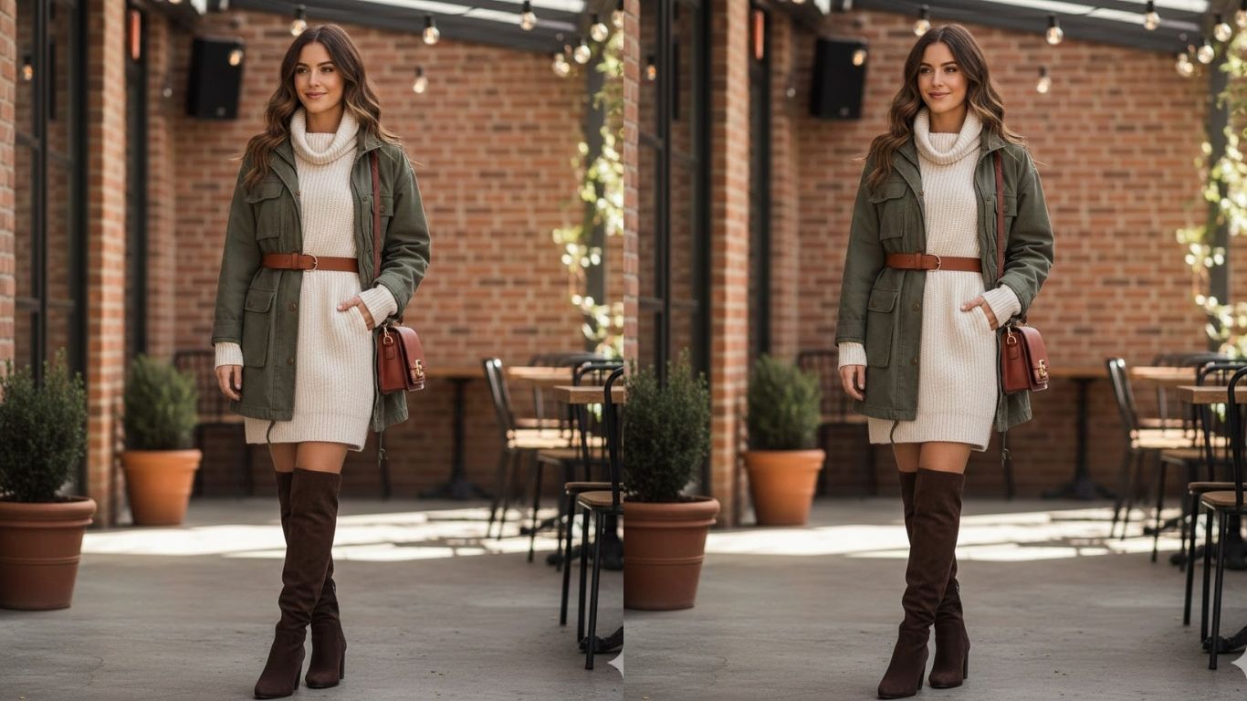 15 Brown Knee High Boots Outfit Ideas For Chic Everyday Styles