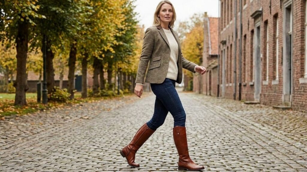 15 Brown Riding Boots Outfits
