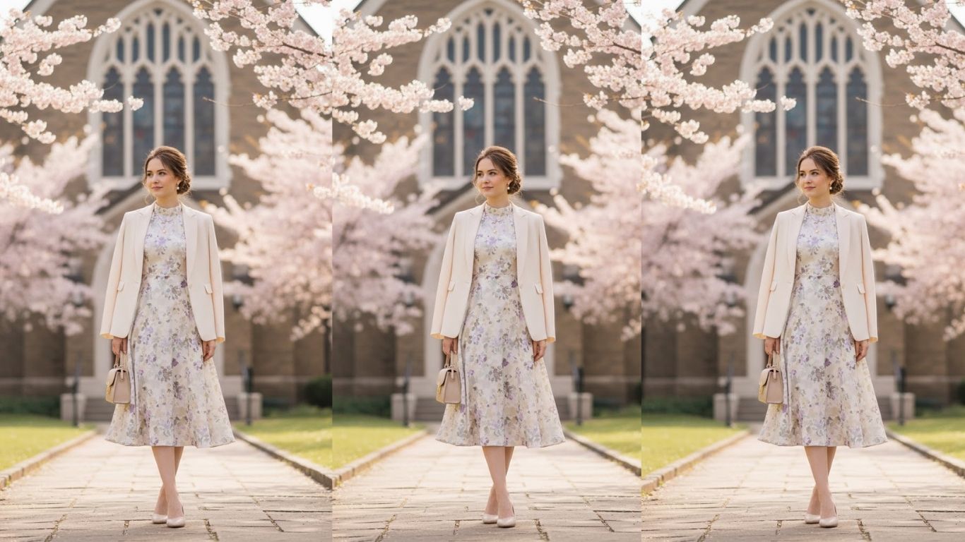 15 Church Outfit Spring Ideas for Elegant and Modest Style Looks!!